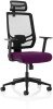 Dynamic Ergo Twist Bespoke Fabric Seat with Mesh Back, Arms and Headrest - Tansy Purple