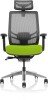Dynamic Ergo Click Ergonomic Chair with Headrest - Myrrh Green