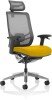 Dynamic Ergo Click Ergonomic Chair with Headrest - Senna Yellow
