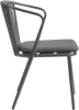 Zap Kendal Armchair - Charcoal Grey