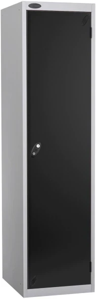Probe Police Single Locker - 1780 x 460 x 550mm - Black (RAL 9004)