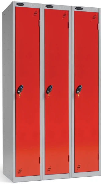 Probe Single Door Nest of 3 Steel Locker - 1780 x 1140 x 380mm