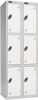 Probe Three Door Nest of 2 Steel Lockers - 1780 x 920 x 460mm