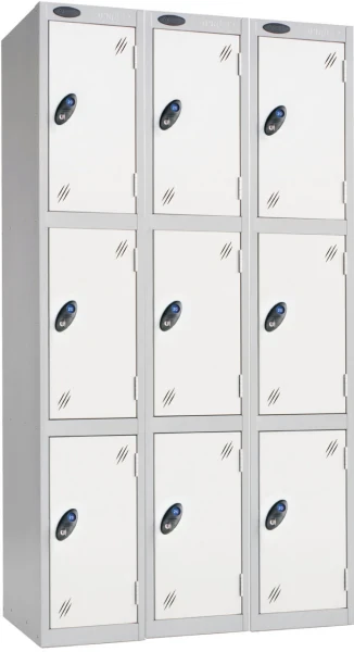 Probe Three Door Nest of 3 Steel Lockers - 1780 x 915 x 380mm
