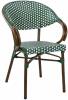 Tabilo Luxe Armchair - Green and White