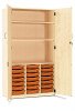 Monarch 21 Shallow Tray Storage Cupboard with Lockable Doors