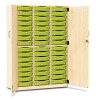 Monarch 48 Shallow Tray Storage Cupboard with Lockable Doors