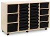 Monarch Classic Tray Storage Unit 16 Shallow 4 Deep and 3 Extra Deep Tray Units Without Doors