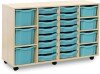 Monarch Classic Tray Storage Unit 16 Shallow 4 Deep and 3 Extra Deep Tray Units Without Doors