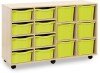 Monarch Classic Tray Storage Unit 8 Deep and 6 Extra Deep Tray Units Without Doors