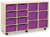 Monarch Classic Tray Storage Unit 8 Deep and 6 Extra Deep Tray Units Without Doors