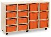 Monarch Classic Tray Storage Unit 8 Deep and 6 Extra Deep Tray Units Without Doors