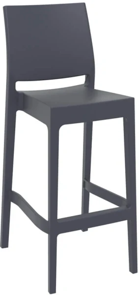 Zap Maya Bar Stool - 750mm - Dark Grey