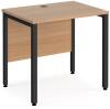 Dams Maestro 25 Bench Leg Desk 800mm x 600mm - Beech