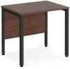 Dams Maestro 25 Bench Leg Desk 800mm x 600mm - Walnut