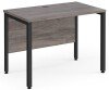 Dams Maestro 25 Bench Leg Desk 1000mm X 600mm - Grey Oak