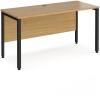 Dams Maestro 25 Bench Leg Desk 1400mm x 600mm - Oak