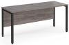 Dams Maestro 25 Bench Leg Desk 1600mm x 600mm - Grey Oak