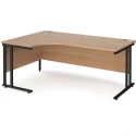 Dams Maestro 25 Corner Desk with Twin Cantilever Legs - 1800 x 1200mm