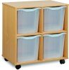 Monarch 4 Jumbo Tray Unit - Translucent