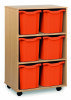 Monarch 6 Jumbo Tray Unit (Vertical) - Tangerine