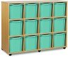 Monarch 12 Jumbo Tray Unit - Metal Blue