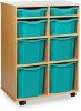 Monarch 8 Variety Tray Unit - Turquoise