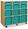 Monarch 12 Variety Tray Unit - Turquoise