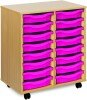 Monarch 16 Shallow Tray Unit - Pink