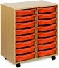 Monarch 16 Shallow Tray Unit - Tangerine