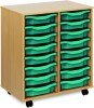 Monarch 16 Shallow Tray Unit - Turquoise