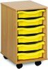 Monarch 6 Shallow Tray Unit - Yellow