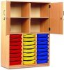 Monarch 24 Shallow Tray Storage Cupboard