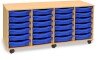 Monarch 24 Shallow Tray Unit - Blue