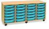 Monarch 24 Shallow Tray Unit - Cyan