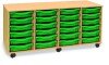 Monarch 24 Shallow Tray Unit - Green