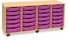 Monarch 24 Shallow Tray Unit - Purple