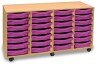 Monarch 28 Shallow Tray Unit - Purple
