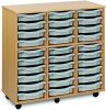 Monarch 30 Shallow Tray Unit - Light Grey