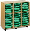 Monarch 30 Shallow Tray Unit - Turquoise