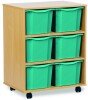 Monarch 6 Extra Deep Tray Unit - Turquoise