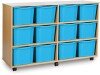 Monarch 12 Extra Deep Tray Unit - Cyan