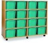 Monarch 16 Extra Deep Tray Unit - Turquoise