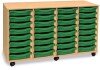 Monarch 32 Shallow Tray Unit - Green