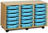 Monarch 18 Shallow Tray Unit - Cyan