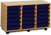 Monarch 18 Shallow Tray Unit - Dark Blue