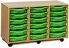 Monarch 18 Shallow Tray Unit - Green