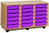 Monarch 18 Shallow Tray Unit - Purple