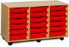 Monarch 18 Shallow Tray Unit - Red