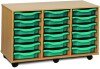 Monarch 18 Shallow Tray Unit - Turquoise